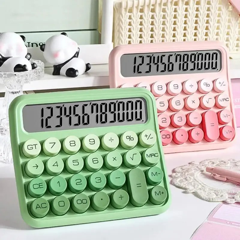 Máy Tính Tính Kiểu Máy Đánh Chữ, Thiết Kế Công Thái Học Máy Tính 12 Chữ Số Chuyên Nghiệp, Cơ Khí Im Lặng, Dành Cho Kế Toán 3