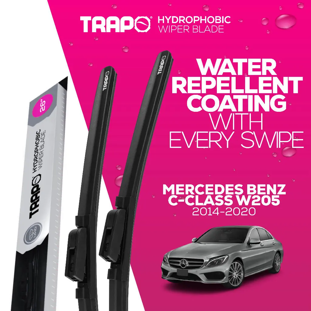Trapo Hydrophobic Car Wiper Blade Mercedes Benz C-Class W205 (2014-2021)