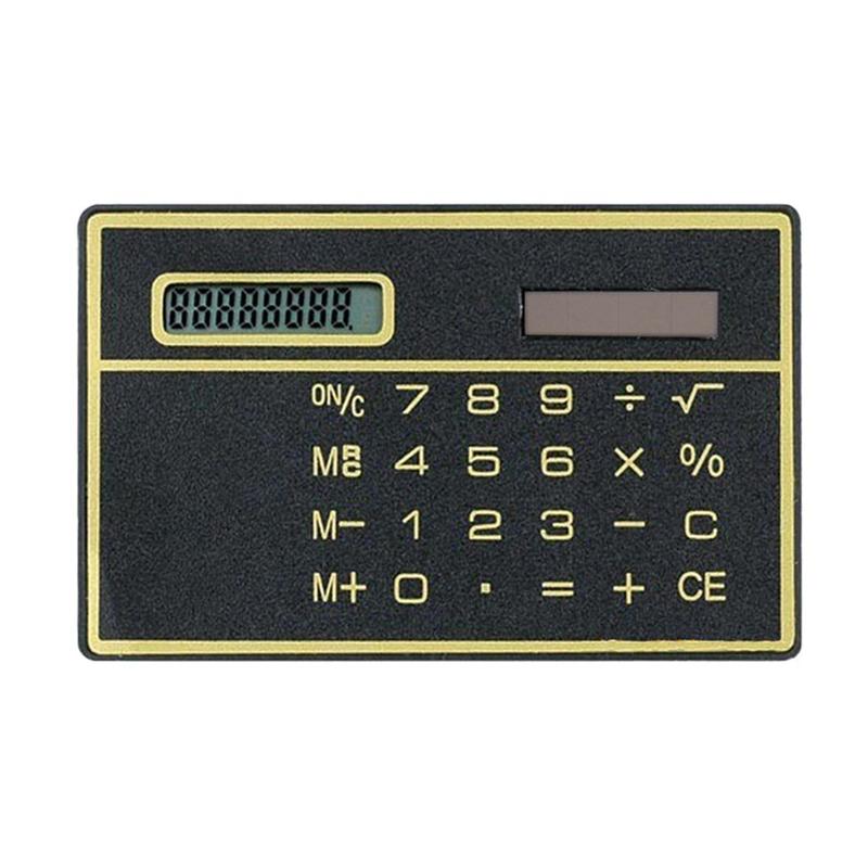 Product Introduction of 8 Digit Slim Credit Card Cheap Solar Power Pocket Calculator Portable Mini Calculator Worldwide Wholesale 21