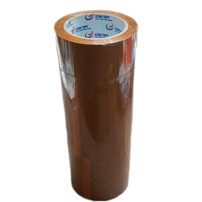 Lakban Coklat 2Slop isi 12pcs (45mm 90y) Seven Star 1