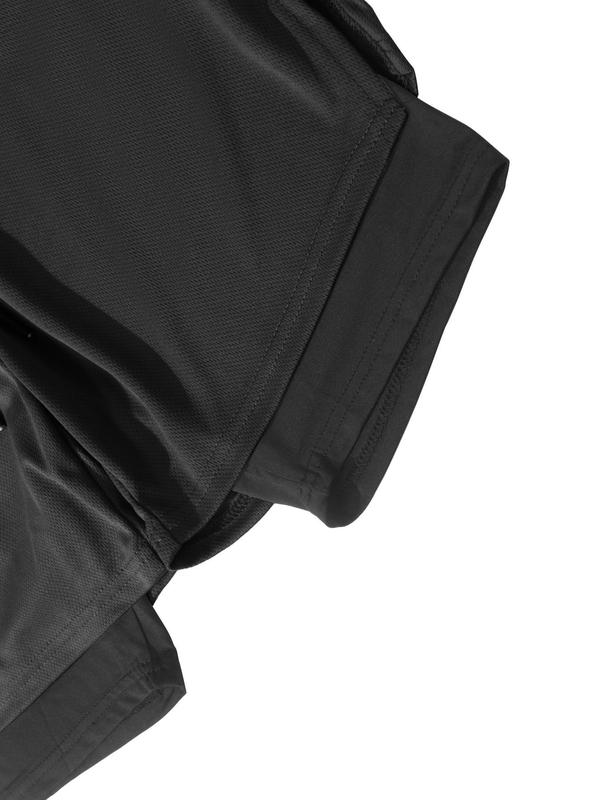 Men's Solid Color / Colorblock 2 in 1 Drawstring Waist Shorts, Regular Fit Casual Comfy Breathable Shorts for Summer, Men's Bottoms for Daily Wear 8