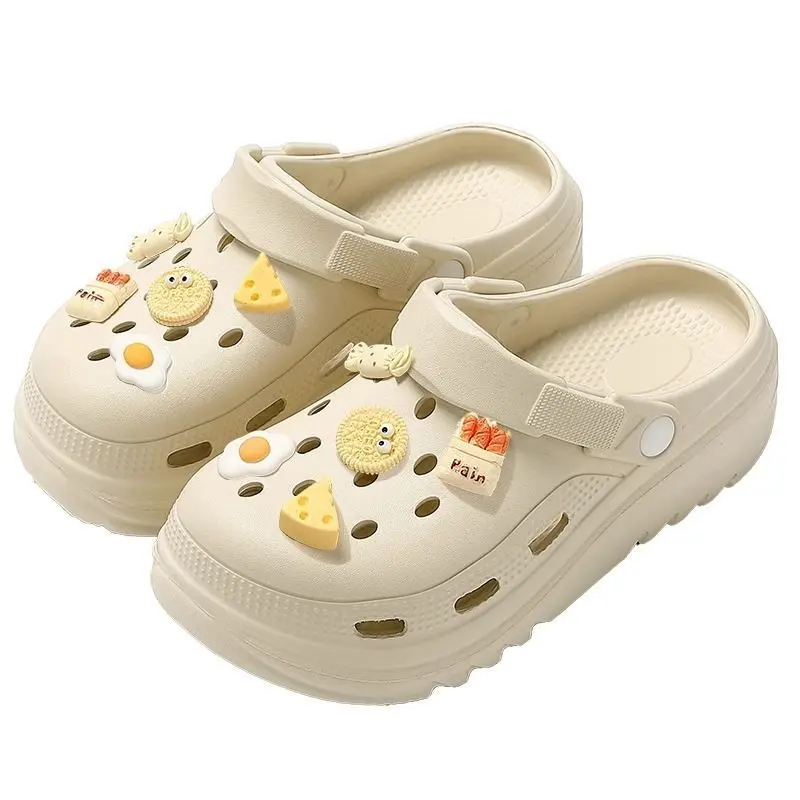 20252025 New Platform Coros Shoes Women's Summer Outdoor Non-Slip Eva Seaside Beach Drooping Sandals Women's Hot Sale
