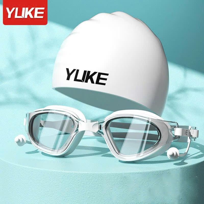 Product Introduction of Kính bơi, mũ bơi người lớn YUKE, Kính bơi chống sương mù chống thấm nước , kính bơi nam nữ Mũ bơi lội 15