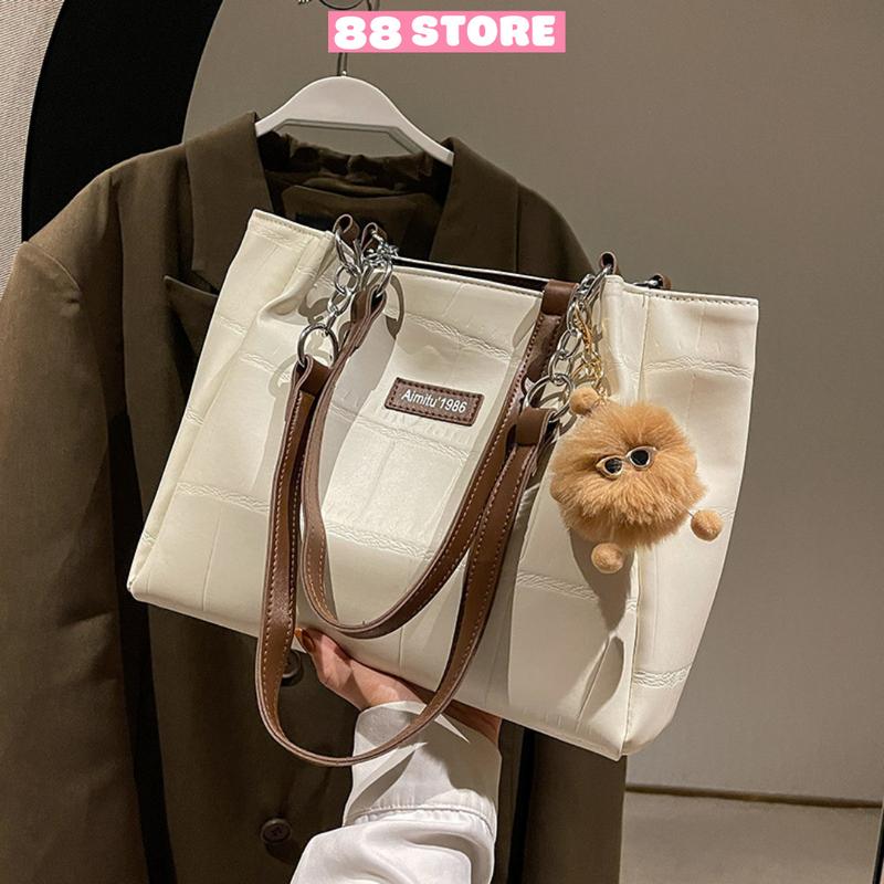 Túi xách nữ công sở tote da đẹp để vừa A4 đeo vai cỡ lớn da pu cao cấp dập vân cá sấu đi học đi chơi thời trang TX-190 Bag Nhung Chữ Nhật