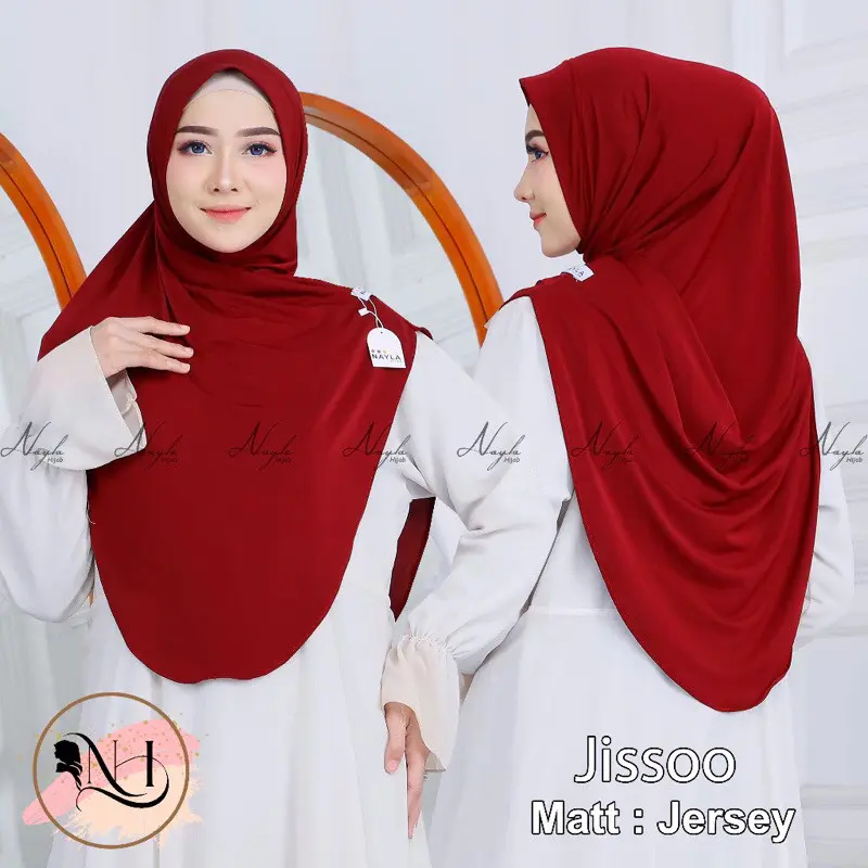 Hijab Instan Malay Oval Putar Olivia Hijab Instan Jisoo Label Akrilik 3