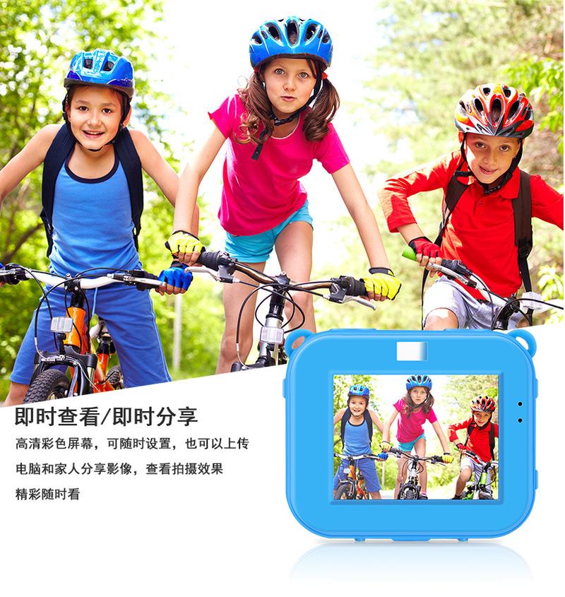 Product Introduction of Cross-Border Children's Digital Camera Drop-Resistant HD Home Gaming Outdoor Waterproof Camera Cartoon Student Camera 12