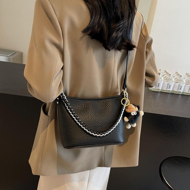 túi Messenger Hàn Quốc, Thời Trang Mới, Phong Cách Cổ Điển Túi Bucket Cầm Tay Dành Cho Nữ Bag Tote 2