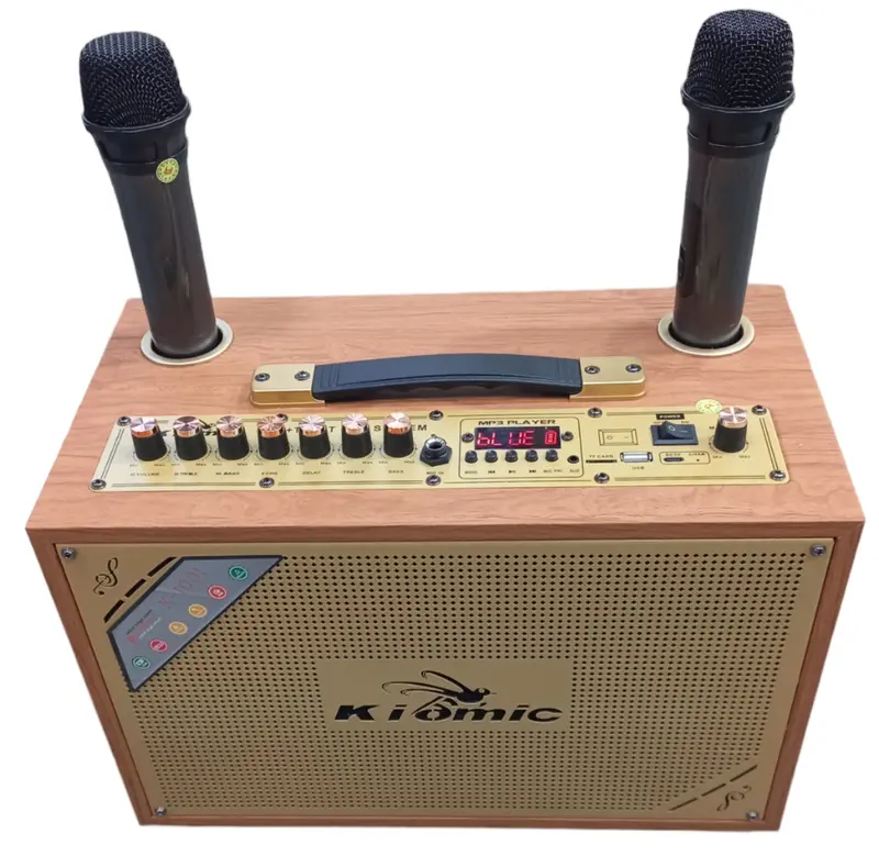 Loa Karaoke xách tay KIOMIC K1001 Mạnh Mẽ Bass Ấm Chống Hú 2