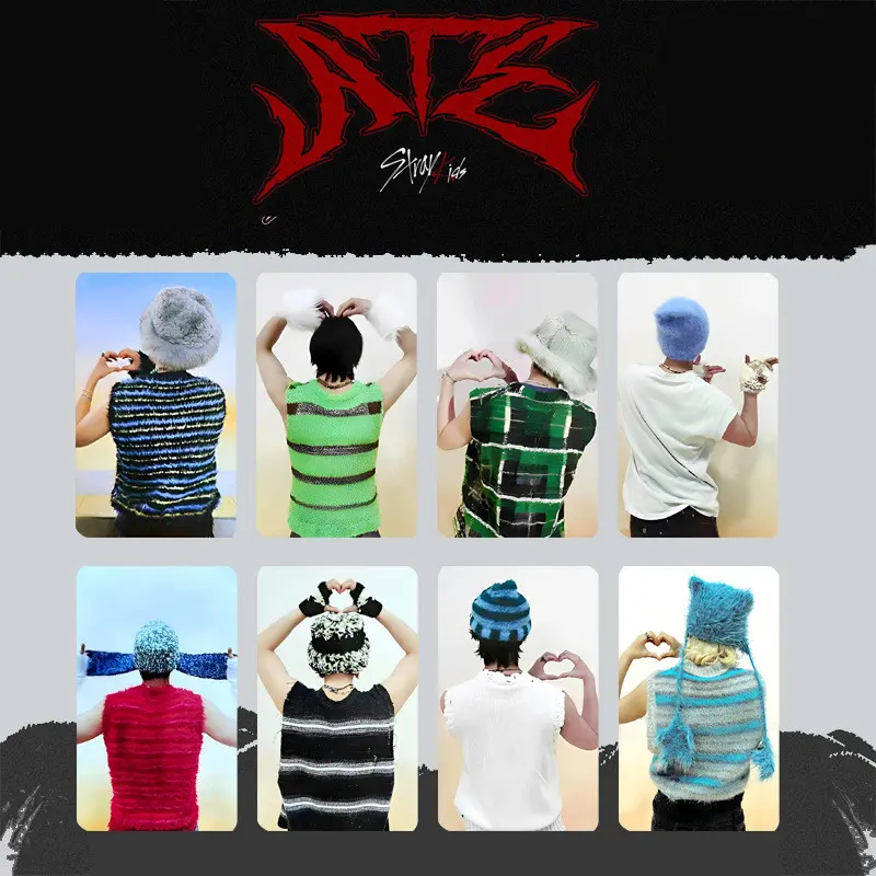 Bộ sưu tập ATE, Album mới của Kpop Stray Kids, Thẻ, Bưu thiếp SKZ, có Lee Know và Felix 1