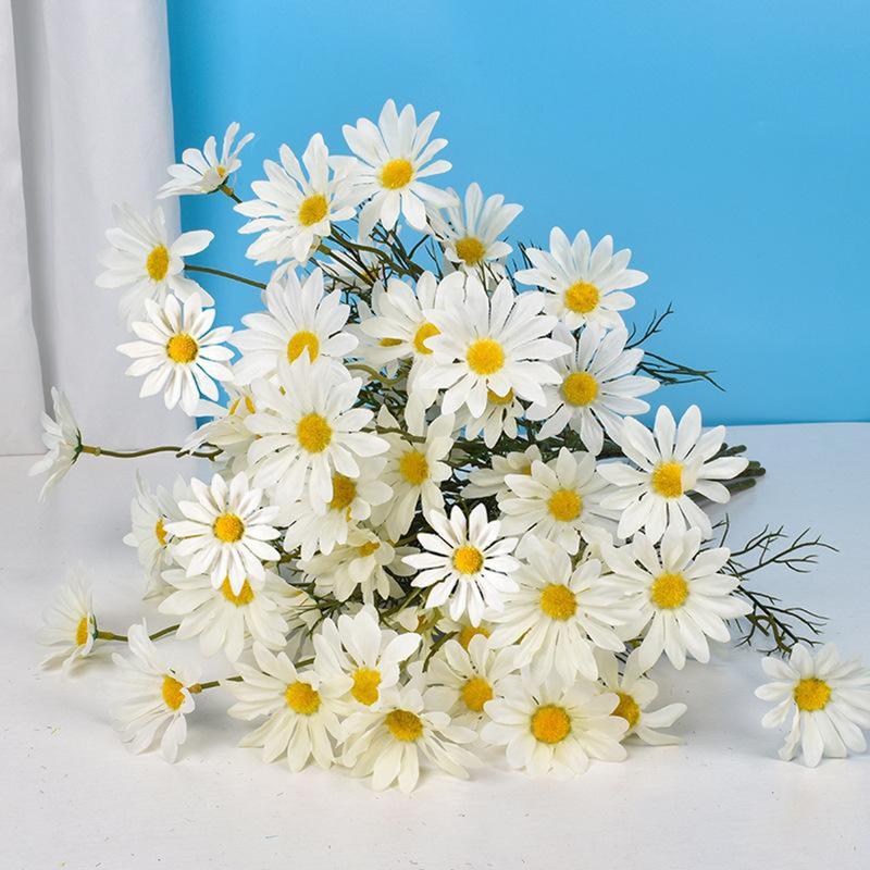 Artificial Silk Daisy Flowers Bouquet Wedding Xmas Party Home Coffee Shop Decor 7
