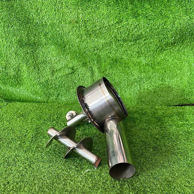 Bộ Bơm Bùn Inox 430-Ống 60 Có Mũi Khoan (Cốt 14-Ống 27)