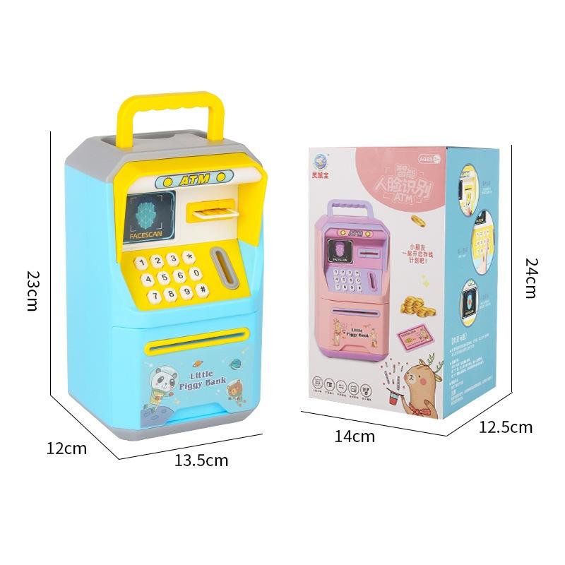 Product Introduction of Két Sắt mini mở khoá Vân Tay Kèm Mật Khẩu, Âm Thanh , bài hát  Hình Ngộ Nghĩnh Dễ Thương Cho Bé Thói Quen Tiết Kiệm Tiền Ống Tiết Kiệm Ống Heo Toys heo  đất heo  đất 24