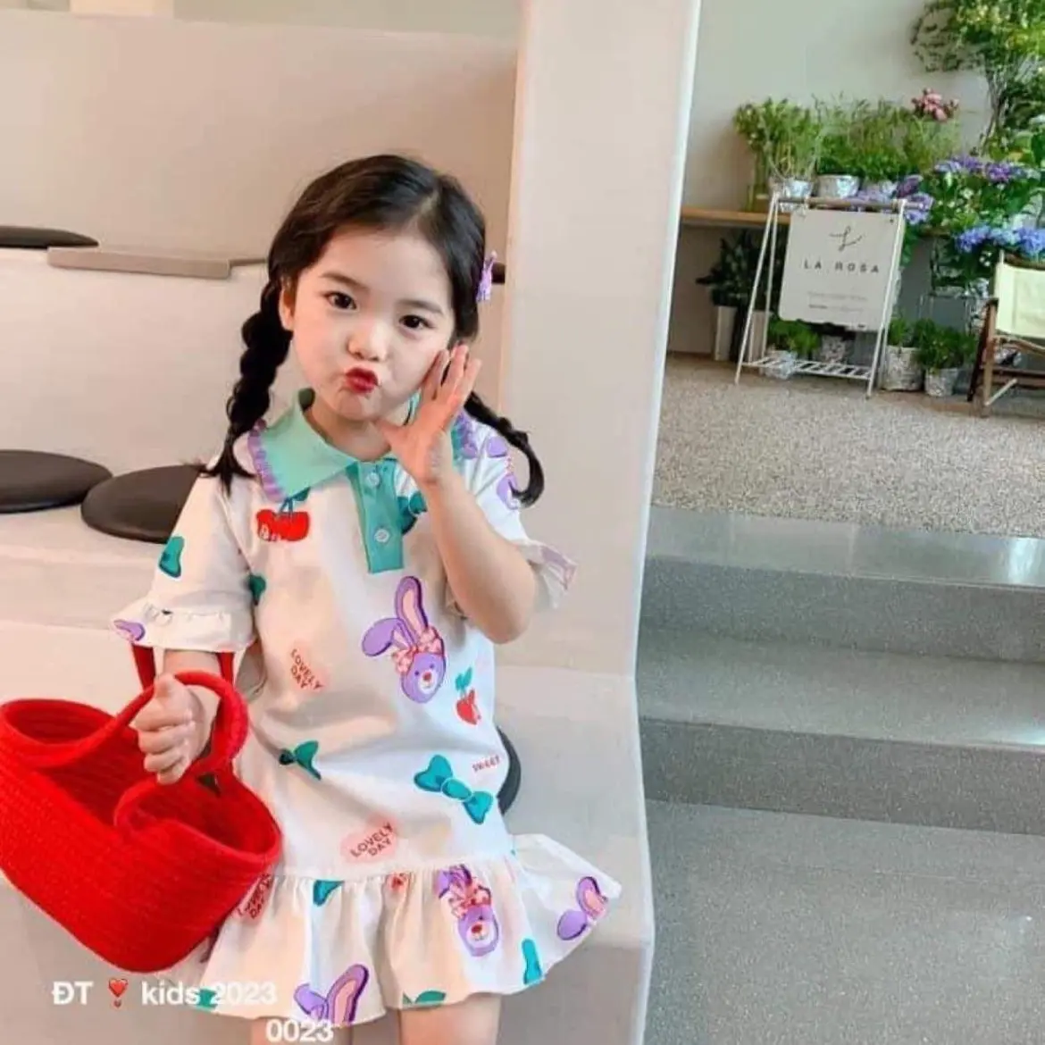 Váy polo siêu xinh cho bé