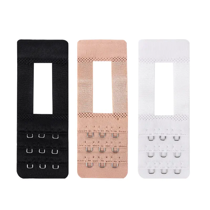 1/3Pcs Women Bra Extenders Extension Underwear Accessories Bra Lengthen Expander 3 Row Buckle Adjustable Hook Intimate Accessories
