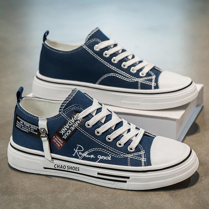 GIÀY NAM LUCKY 1281, Giày Thể Thao Nam Sneakers Casual CHAO SHOES Chất Vải Canvas Kiểu Dáng Basic Dễ Phối Đồ 4