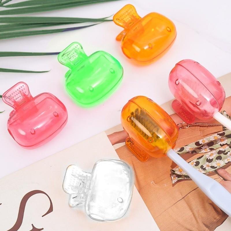 Mũ Che Đầu Bàn Chải Đánh Răng, Bảo Vệ Bàn Chải Đánh Răng, Cầm Tay, Thích Hợp Cho Du Lịch, Đi Bộ Đường Dài Và Cắm Trại, Hộp Bàn Chải Đánh Răng, 1 Cái 6