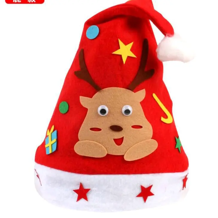 DIY TOPI NATAL - Mainan Edukasi Membuat Topi Natal Anak 4