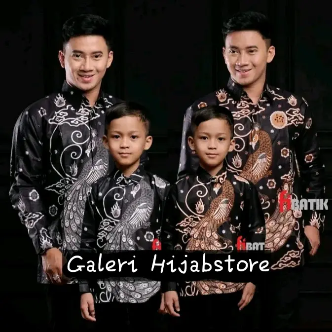 Baju Kemeja Batik Pria Dewasa Couple Ayah, Anak Cowok Laki-laki Dan Pasangan Hem Katun Seragam Hanya Boleh Dicuci Dengan Tangan XL Family Clothing Sets