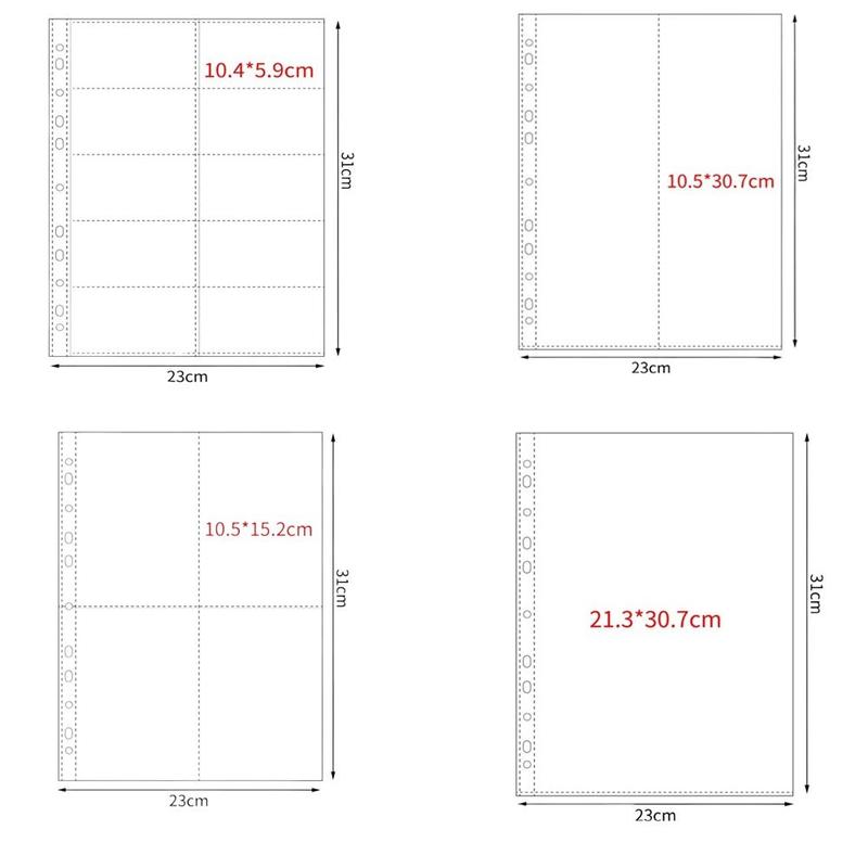 Product Introduction of Collector Book Scrapbook Album Multiple Pockets A4 Kpop Photocard Binder Transparent PP Card Stamp Die Storage DIY Photocard Holder 10