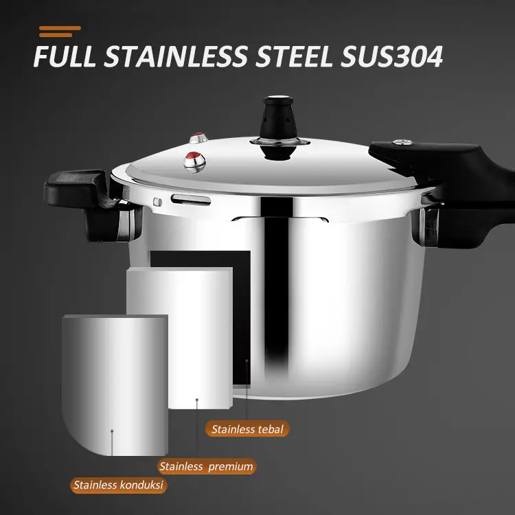 MOEGEN Presto Stainless Steel 4 Liter Pressure Cooker 5