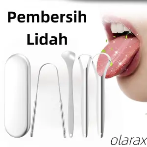 [Ready]Sikat Lidah Tongue Oral Scraper Cleaner Kesehatan Perawatan Penyikat Barang Unik