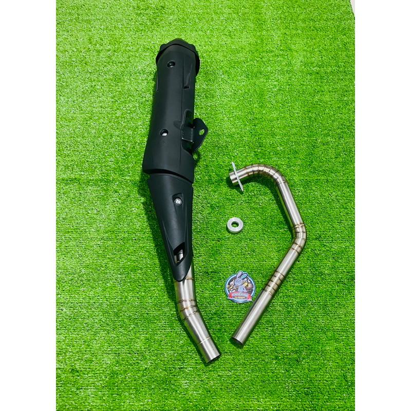 Pô Tăng Giả Zin Móc Ấm Dành Cho Exciter 150 155 Lỗ Thoát 38MM Mẫu Khoét Áo