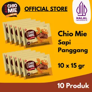 Sapi Panggang Chio Mie Bites 10x15gr – Snack Mie Kering Renyah Gurih