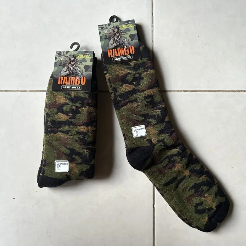 Kaos Kaki Motif Doreng Tebal Kaos kaki TNI Brimob 3