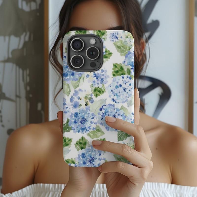 Floral Pattern Phone Case, Decorative Phone Protector Cover, - TikTok Shop
