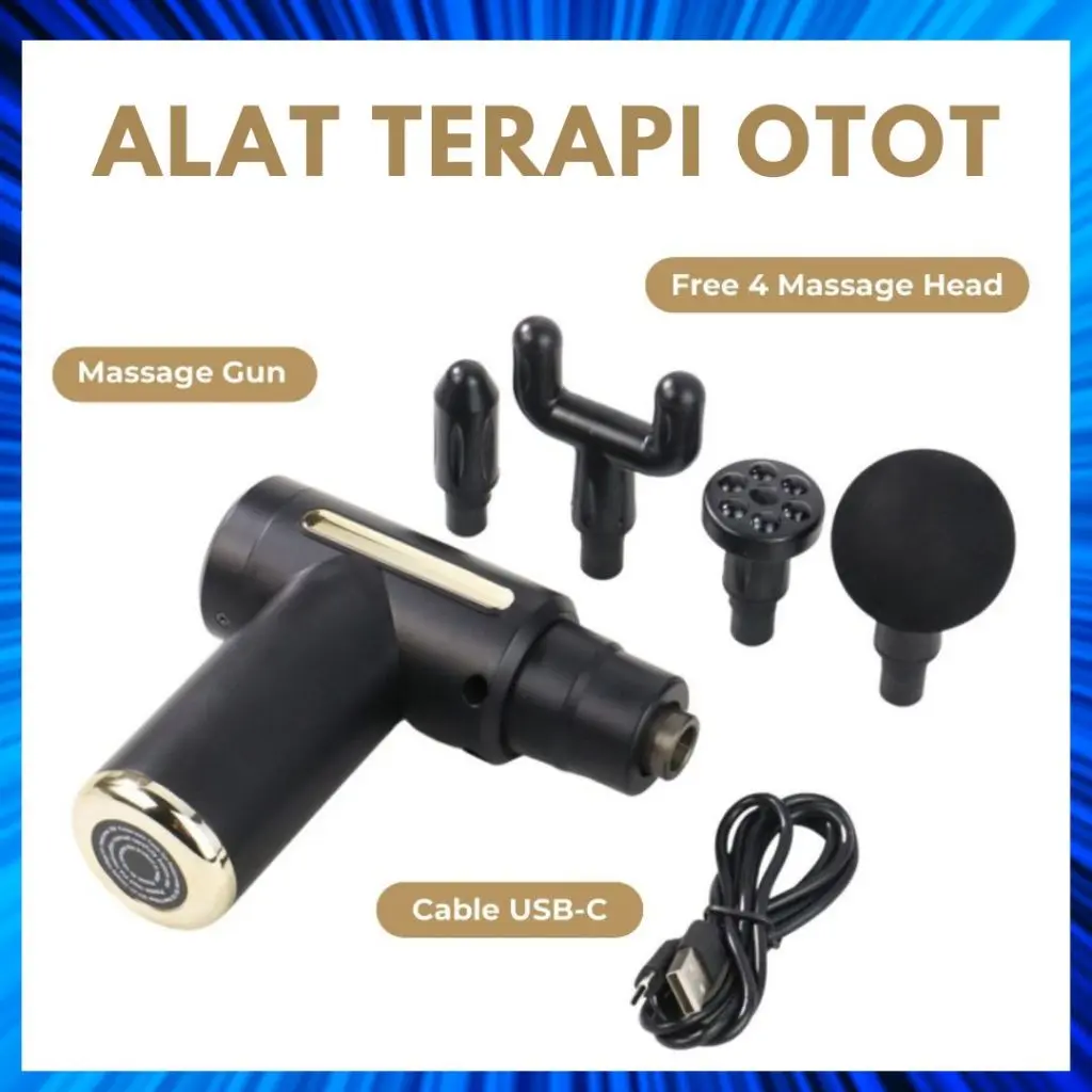 ALAT TERAPI OTOT/ ALAT RELAKSASI OTOT FASIA MUSCLE MASSAGER GUN