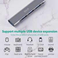 Gambar ZOLA 4 in 1 TYPE C USB Hub 3.0 High Speed 5Gbps USB Type C Adapter OTG dari Zola Indonesia Kota Administrasi Jakarta Barat 2 Tokopedia