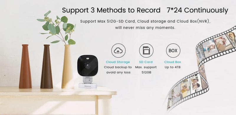 Product Introduction of VIMTAG Mini Camera WIFI 4MP 2-Way Audio Color Night Vision 8X Zoom Auto Alarm Waterproof Outdoor Security Camera IP Surveillance 26