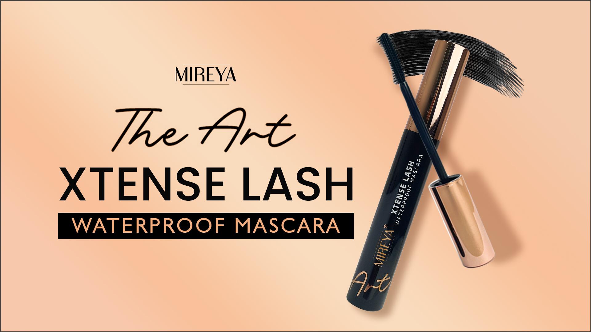 Mireya The Art Mascara Xtense Lash Waterproof - Long Lasting 24H | 3-in-1 Full Boost: Extending, Volumizing & Nourishing with Hyaluronic Acid, Aloe Vera, Castor Oil | Maskara Tahan Air & Tahan Lama