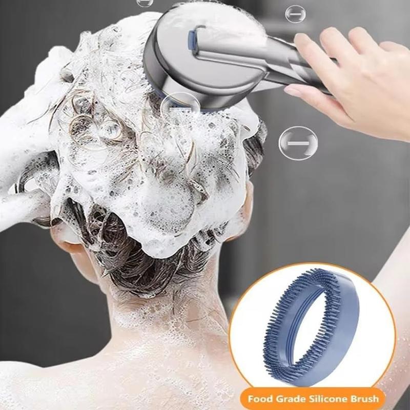 Product Introduction of New 4 Modes Shower Head One-Key Stop with Filter Element High Pressure Showerhead Water Massage Shower Sprayer Head Bathroom Accessories 19