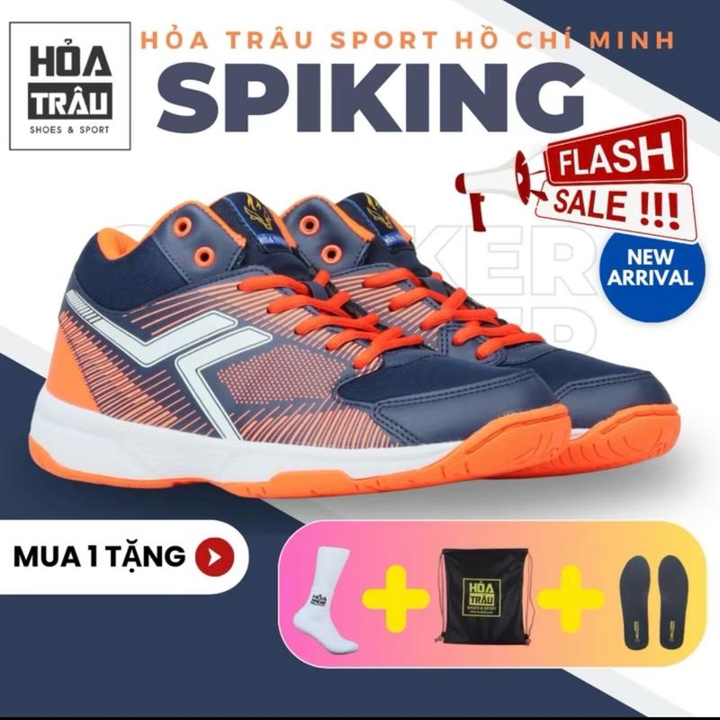 [Mua 1 Tặng 2]Giày bóng chuyền cổ cao Hỏa Trâu Sking -Giày chuẩn hàng Việt Nam chất lượng cao.(Bảo hành 4 tháng lỗi 1 đổi 1). Sport Sneaker