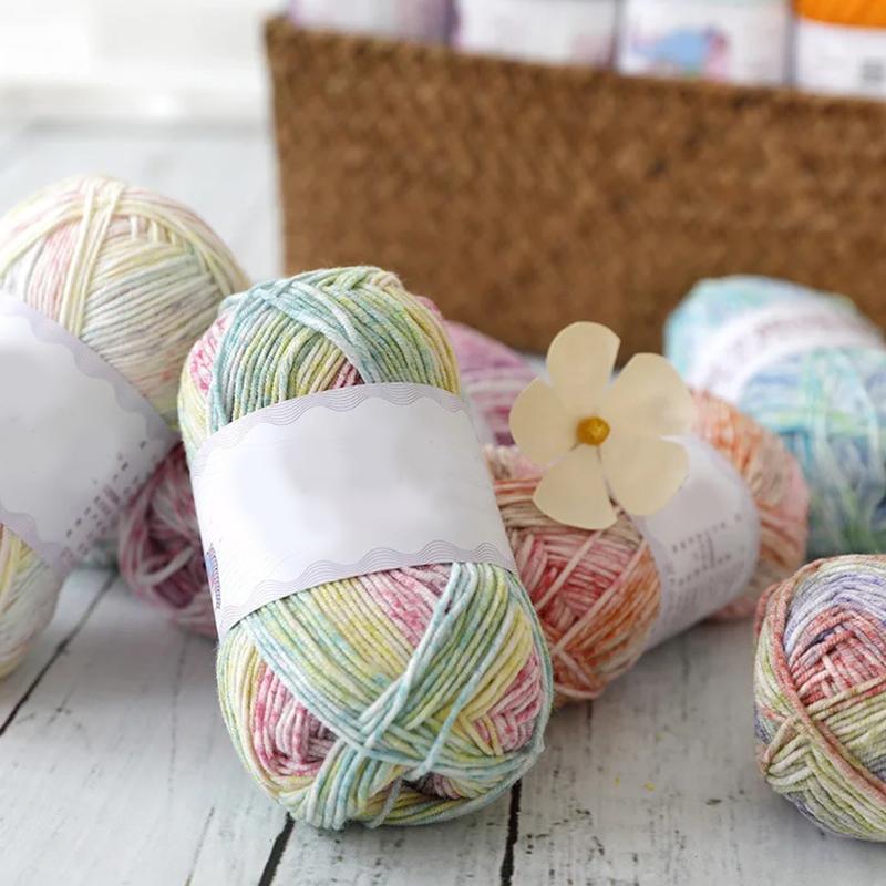 Product Introduction of 40g/roll Duan Dyed Acrylic Wool Yarn DIY Woven Knitting Sweater Sock Scarf Colorful Crochet Yarn Sewing 27