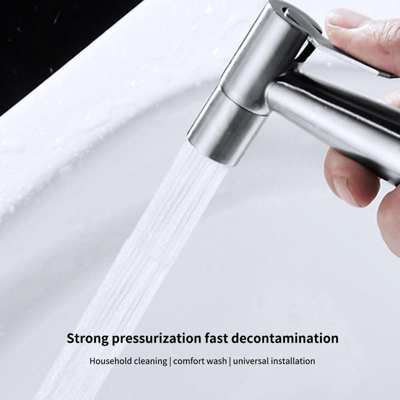 Faucet Household Companion Bathroom Shower Head Self-Cleaning Handheld Toilet Spray Gun Matching Pressurization Flushing Device 1