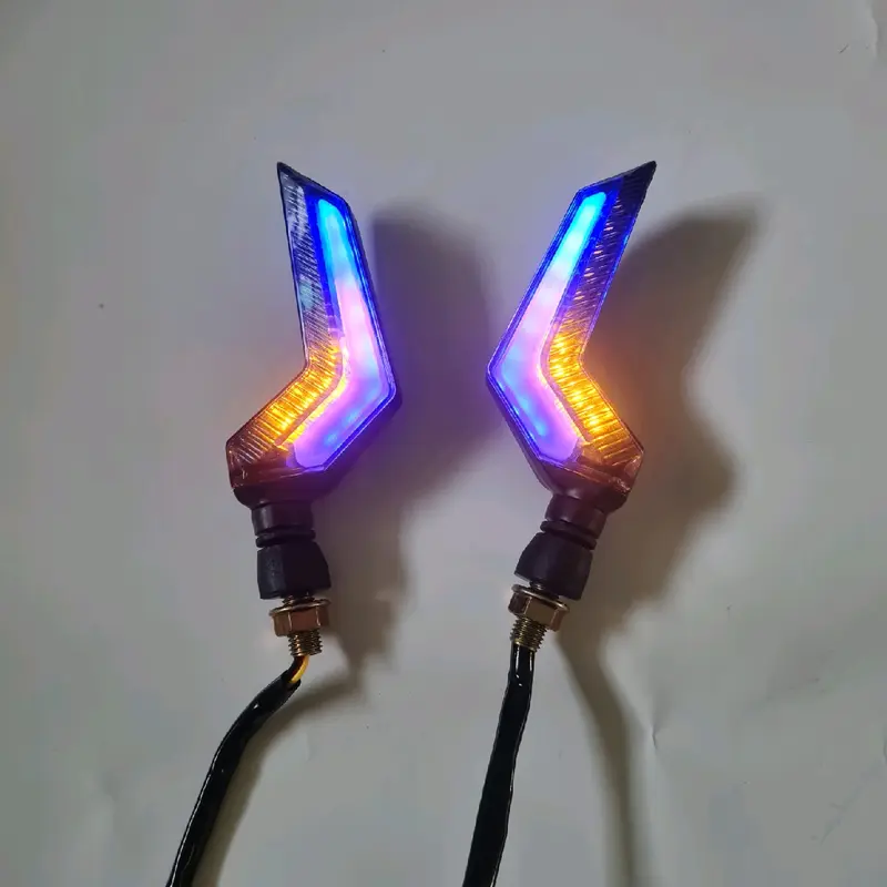 Đèn xi nhan xe điện 48v - xi nhan chữ Z led đuổi xanh vàng  Phụ Kiện 0