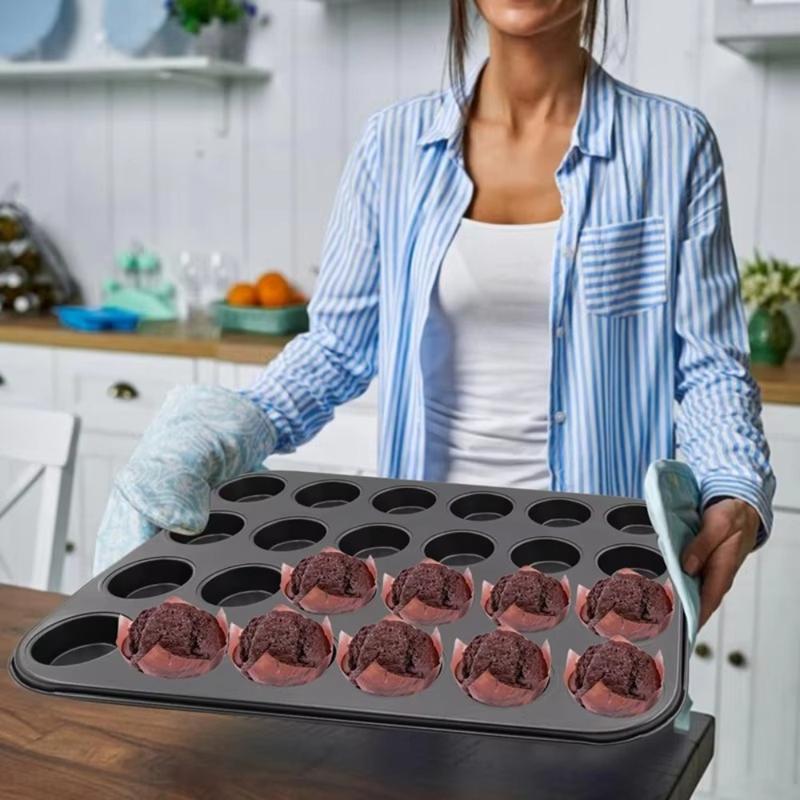 Product Introduction of High Quality Professional Mold Mini Cake Pans Pastry Tool Baking Supplies Baking Mould DIY Mini Muffin Pan Kitchen 16