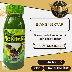 Biang Nektar 140ml Vitamin Suplemen Lengkap untuk Burung Pleci Kolibri Sogon Cucak Ijo