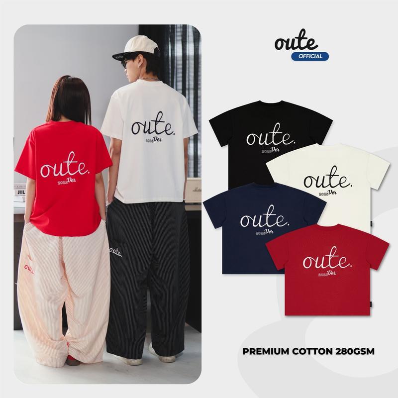 Áo Thun Boxy Thêu Nổi Outerity Oute Premium Cotton 280gsm Nam Nữ Unisex LocalBrand