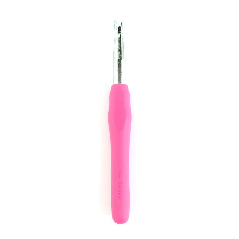 Product Introduction of laxuzzy 2.0-10mm Soft Grip Craft Tools DIY Aluminum Weave Yarn Crochet Hook Knitting Needles 9