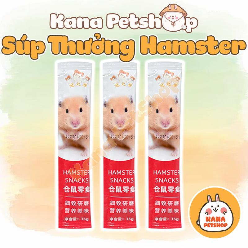 Súp Thưởng Thức Ăn HamsterFREESHIPĐồ Ăn Dặm Soup Dinh Dưỡng Dạng Gel Sốt Cho Hamster ...