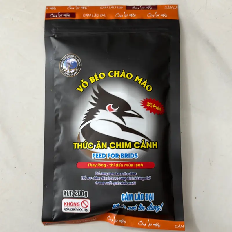 3 Gói Cám Thức Ăn Cho Chim Chào Mào Vỗ Béo Lão Đại Thay Lông Và Thi Đấu Thương Hiệu Lão Đại 3