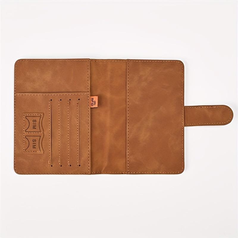 Product Introduction of Anti Theft Travel Passport Card Bag, RFID Multifunctional Passport Bag, PU Leather Wallet 1