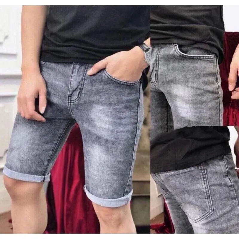 Quần Jean Short Nam vải đẹp co giãn 4 chiều