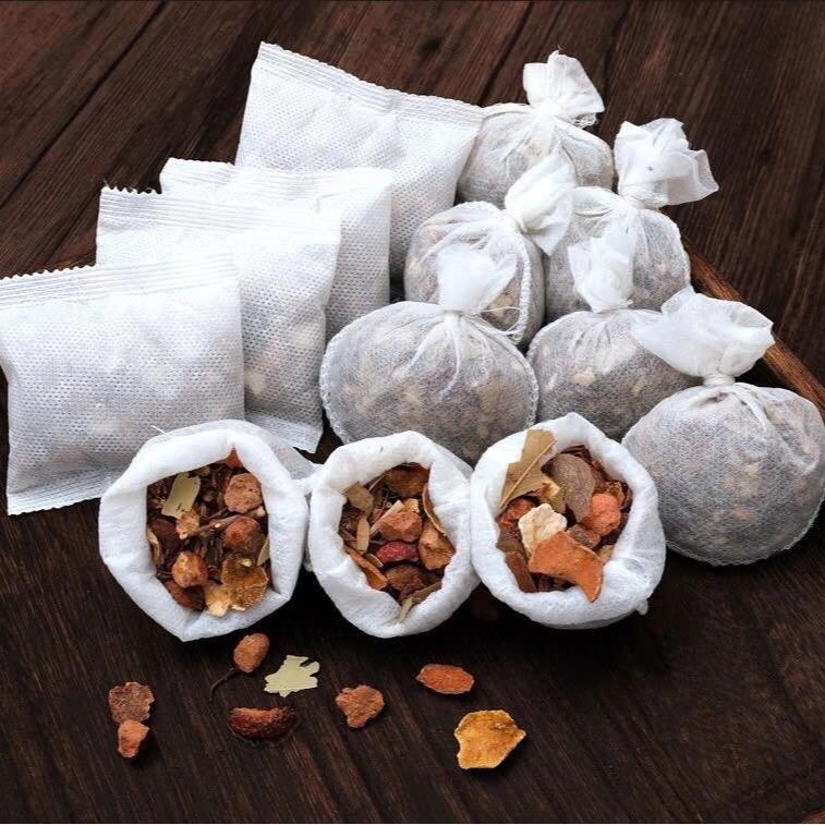 Set gia vị gói hầm thịt heo, lòng heo, hầm chân gà chân vịt ngũ vị, gói kho thịt Trung Quốc, gói gia vị kho, gia vị thảo mộc,  gia vị kho thịt bắc kinh - Cay Bột 1 gói cho 1,5kg thịt