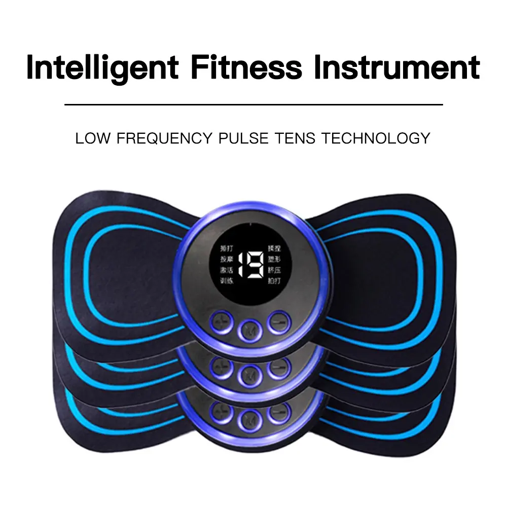 Rechargeable Mini Electric Neck Massager Cervical Shoulder Body Massager Muscle Pain Relief