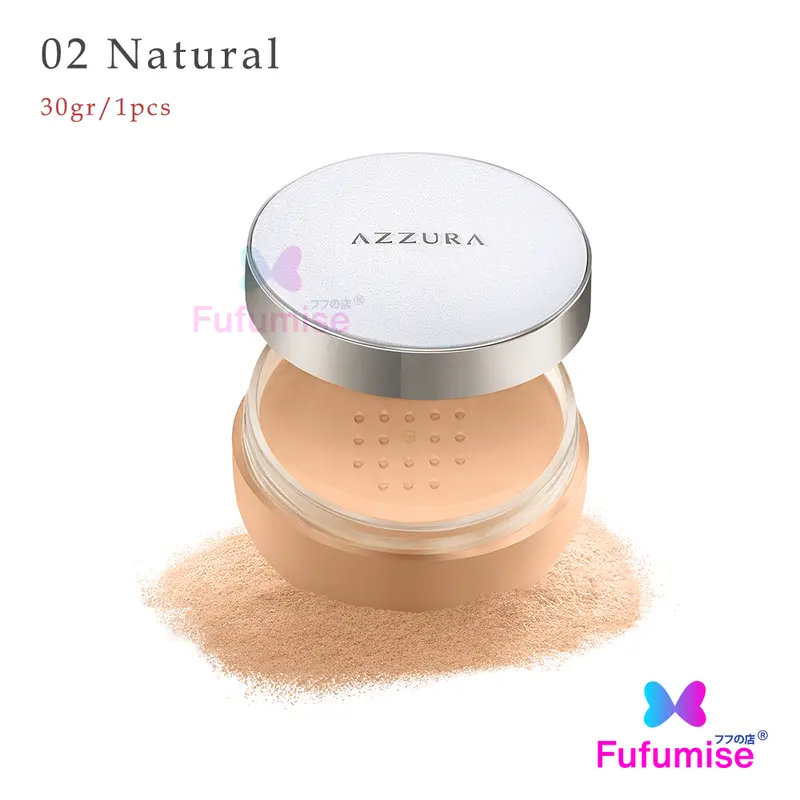 AZZURA Loose Powder | Bedak tabur | Double UV Protection | Fresh Look 6
