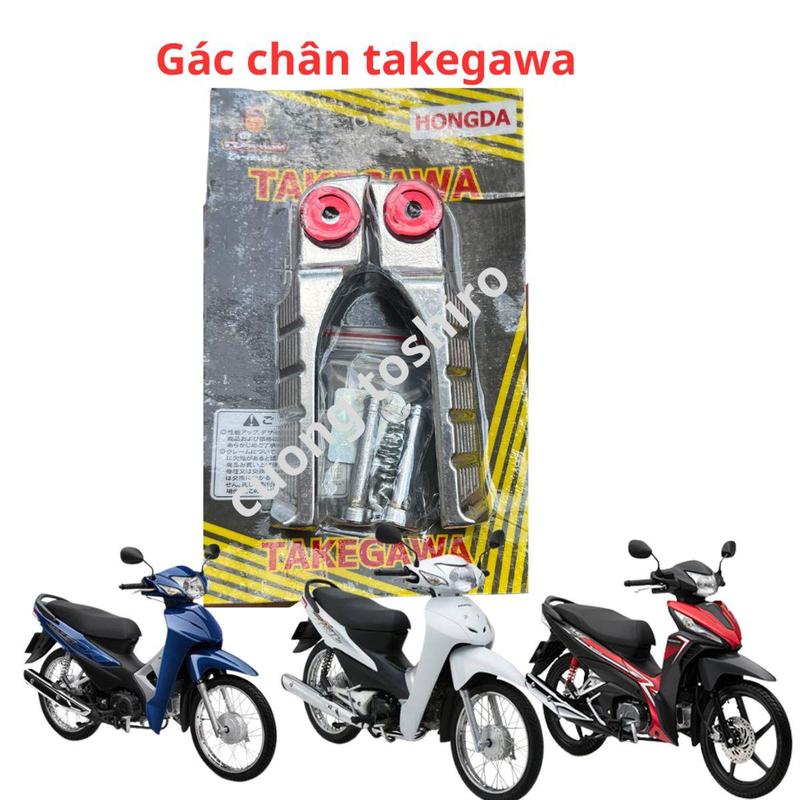 gác chân nhôm takegawa gắn xe wave 50 100 110 wave rsx blade hàng chất lượng cao để chân sau giá 1 cặp